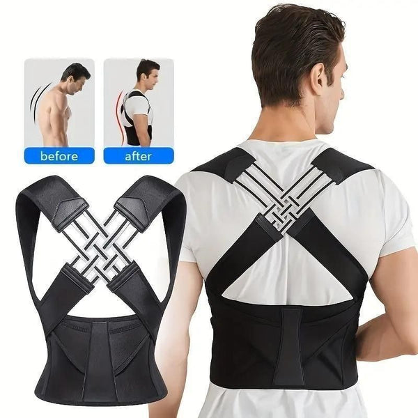 Adjustable Back Support Belt for Better Posture/ Slouching Relieve Pain Belt Women Men